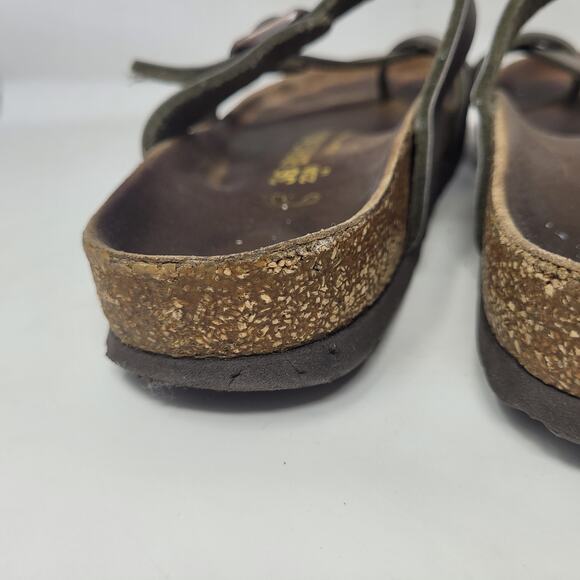 Birkenstock Sandals EU36 US5 Mayari Birko-Flor Mocha Brown Slides Slip On - Picture 10 of 11